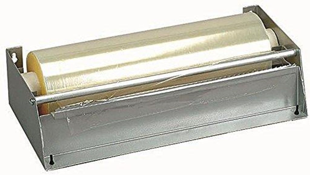 APS Folienabreißvorrichtung aus Metall für Folien bis 30 cm Breite Maße BxTxH: 34,5 x 16 x 9 cm