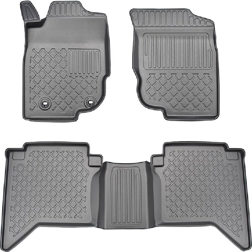 Z535061 TPE-GummiFußmatten passend für Toyota Hilux N25/N2 double cab 2006-08.2016