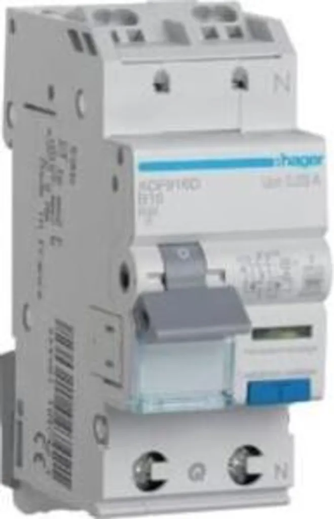 Interrupteur différentiel Hager ADF916D Type F 16A pour circuit 6kA