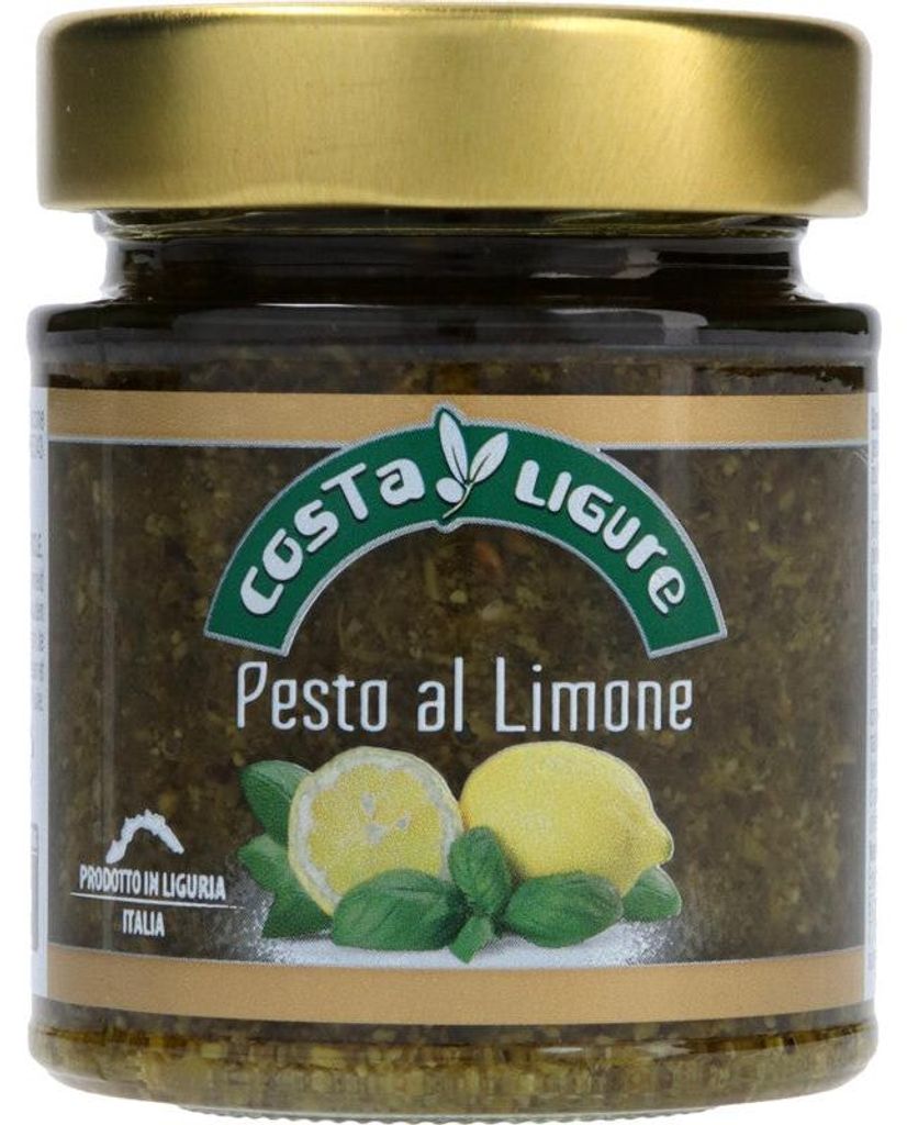 Costa Ligure Pesto Limone 135g – Pesto de citron frais aux Image du produit 