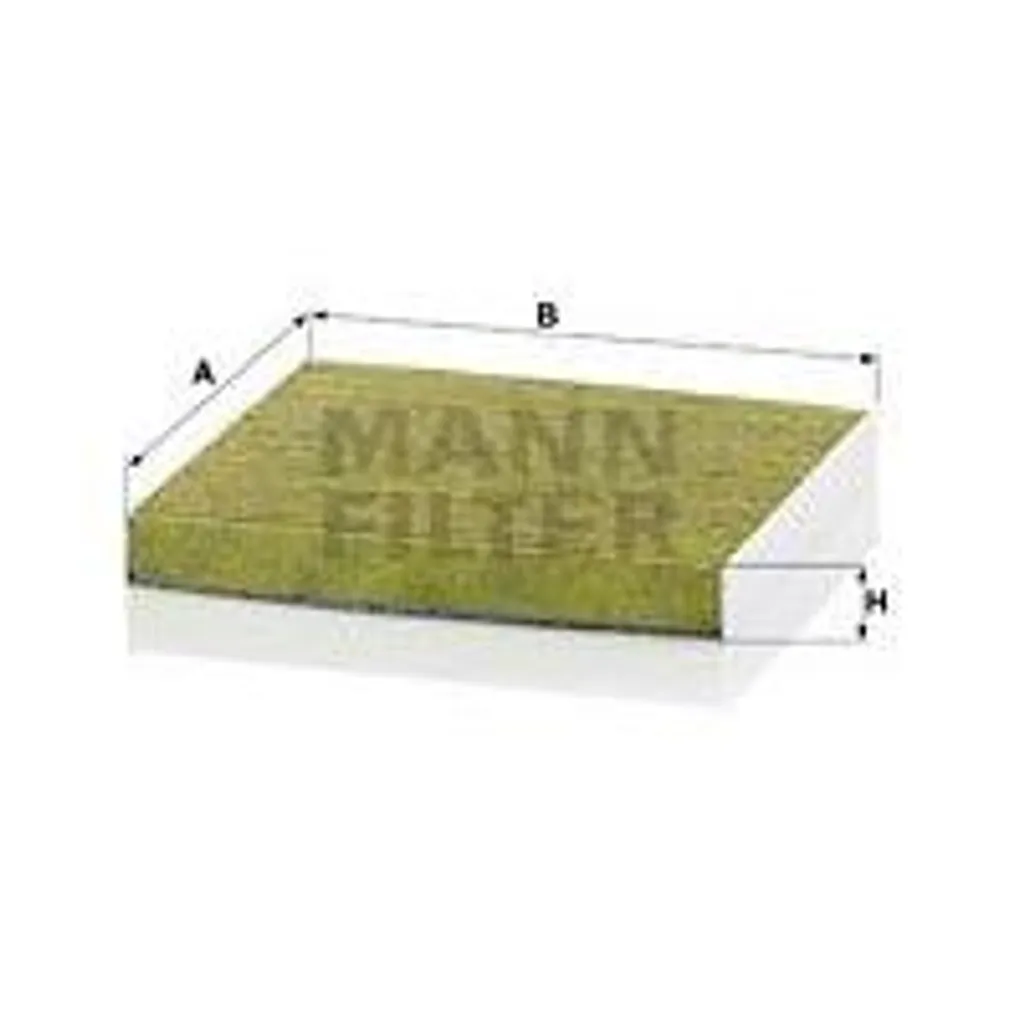 Filtre à air intérieur MANN-FILTER FP 2043 OE GJ6A61P119A Mazda 2 6 CX-7