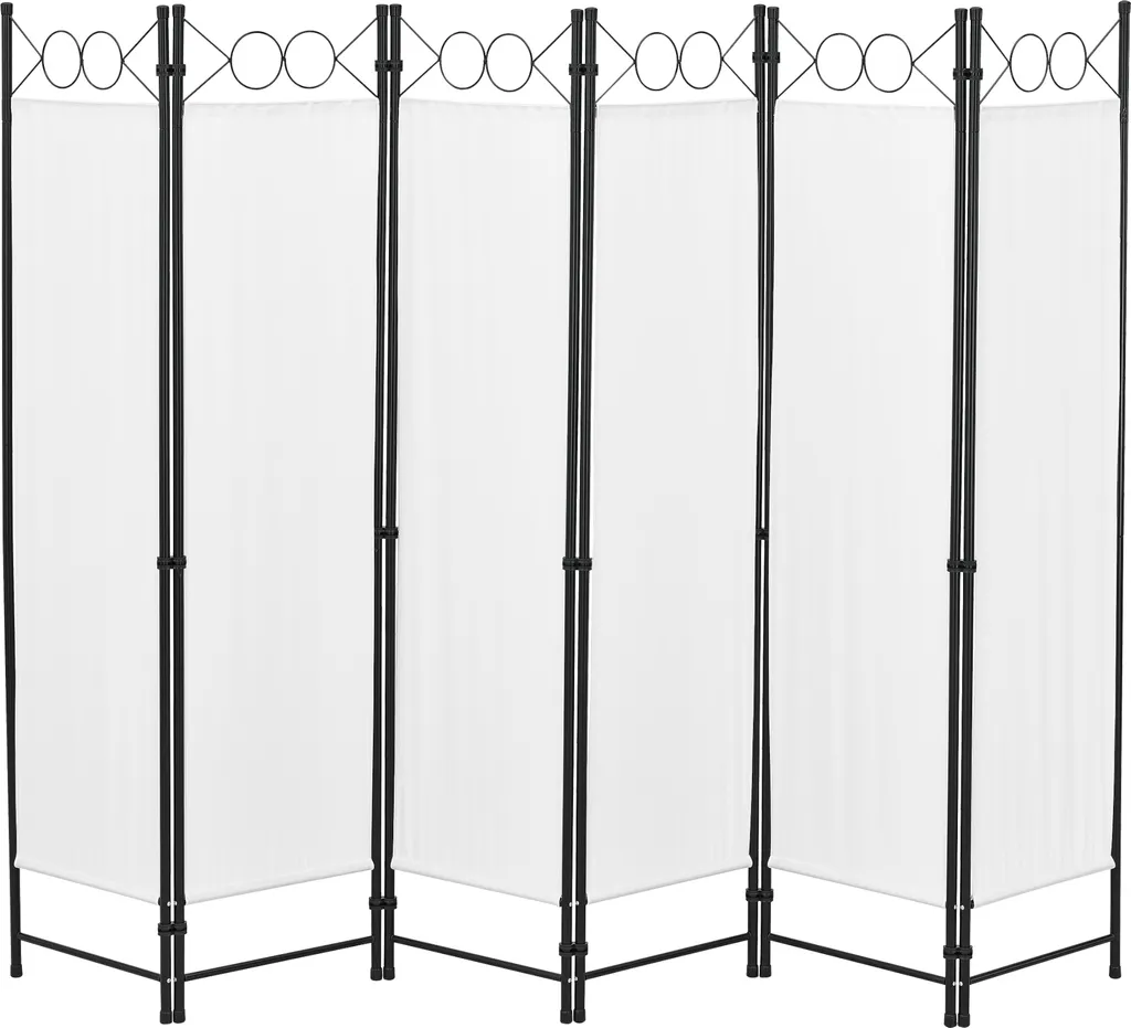 Cacher un vis-à-vis intérieur avec ce paravent blanc 6 pièces 240 cm