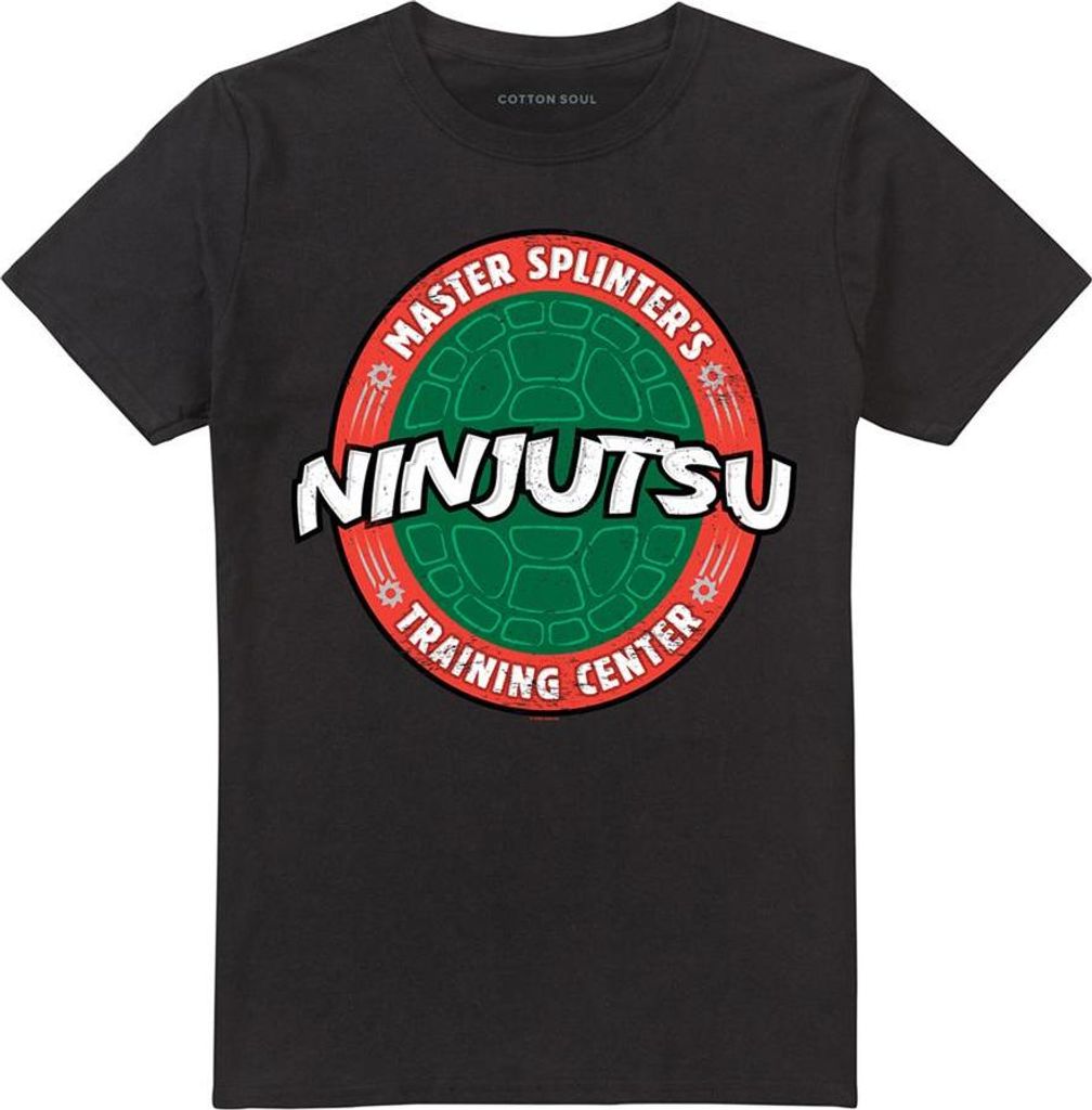 Teenage Mutant Ninja Turtles - "Ninjutsu School" T-Shirt für Herren/Damen Uni TV26745 (5XL) (Schwarz)