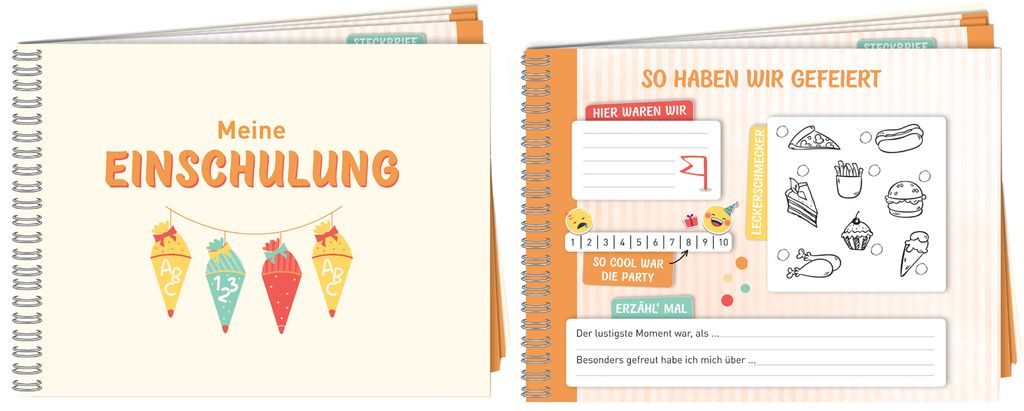 ROTH Gästebuch / Erinnerungsalbum "Einschulung" 64 Seiten Produktbild 
