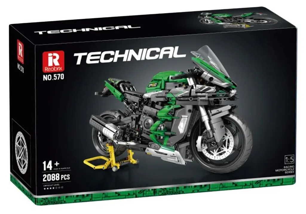 Cadeau Idéal Passionné de Moto : Kit de Construction Technique 570 - 4