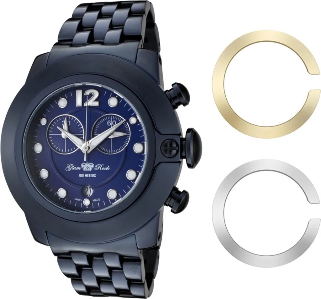 Glam Rock GR32161 SoBe Sport Watch - Cronografo Acciaio 10ATM