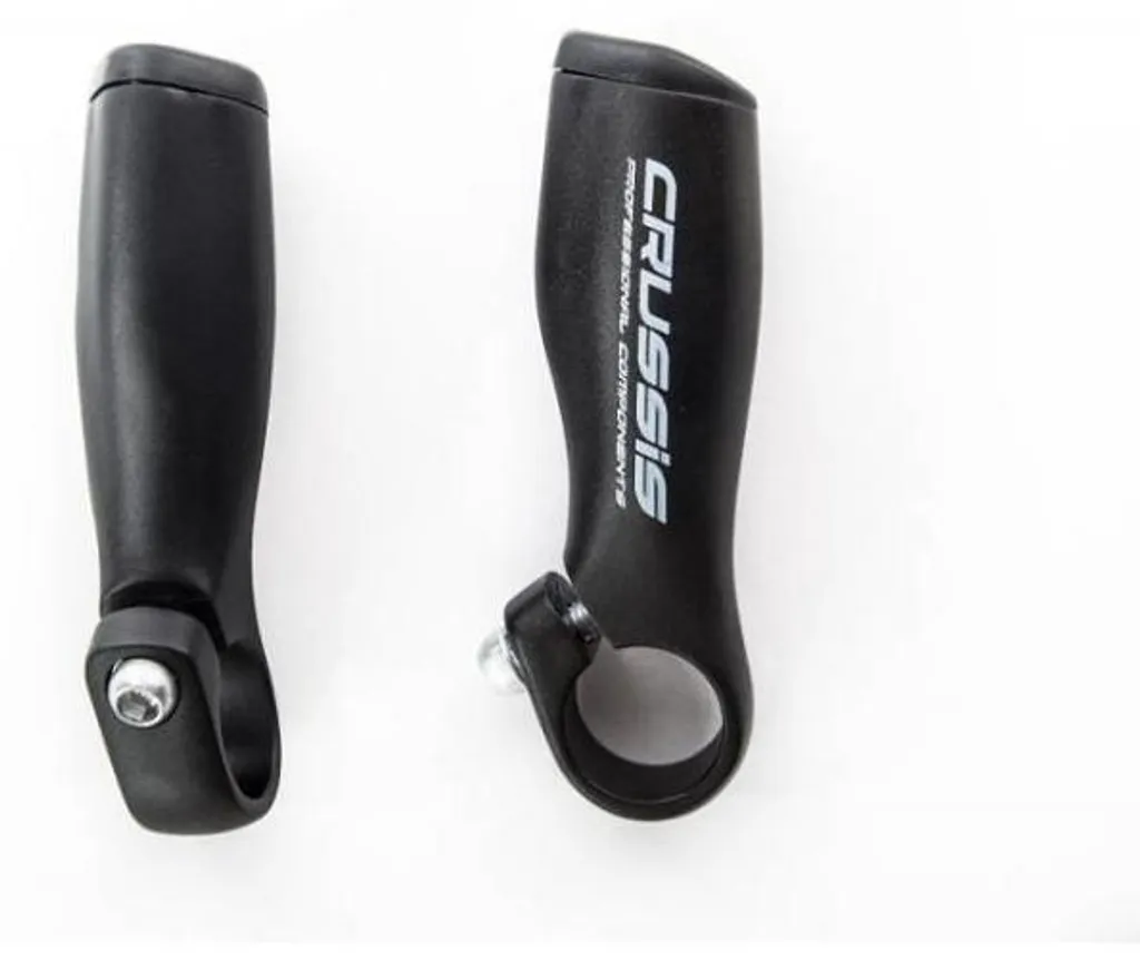 Coin aluminium CRUSSIS 9,7cm noir mat pour réparation de trottinette