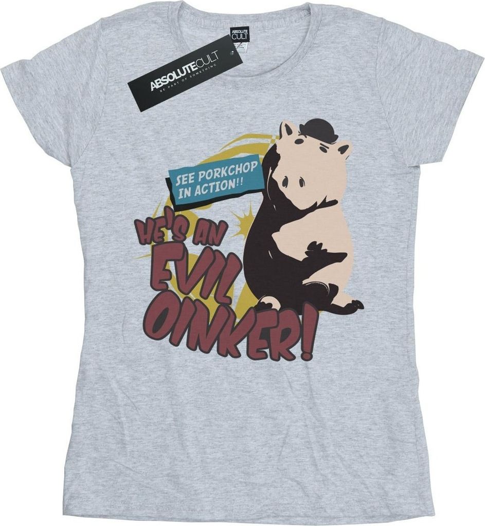 Disney - "Toy Story Evil Oinker" T-Shirt für Damen BI44283 (XL) (Grau meliert)