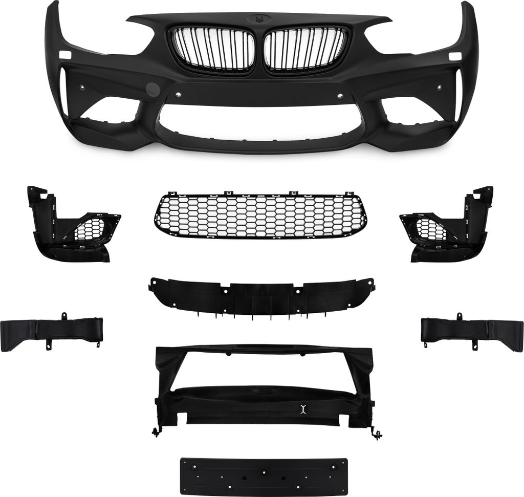 Front Stoßstange Schürze Spoiler Sport für BMW 1er F20 F21 LCI Facelift 2015-18