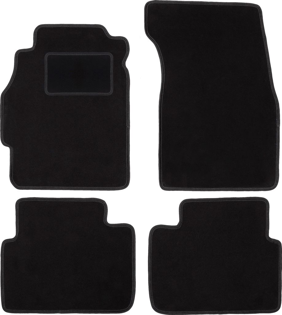 Schwarze Veloursmatten für: Honda Civic VI Fließheck 3-Türer (1995-2001)