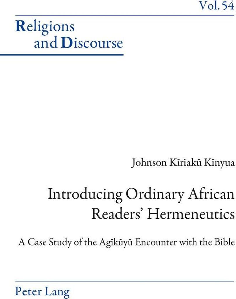 Introducing Ordinary African Readers' Hermeneutics
