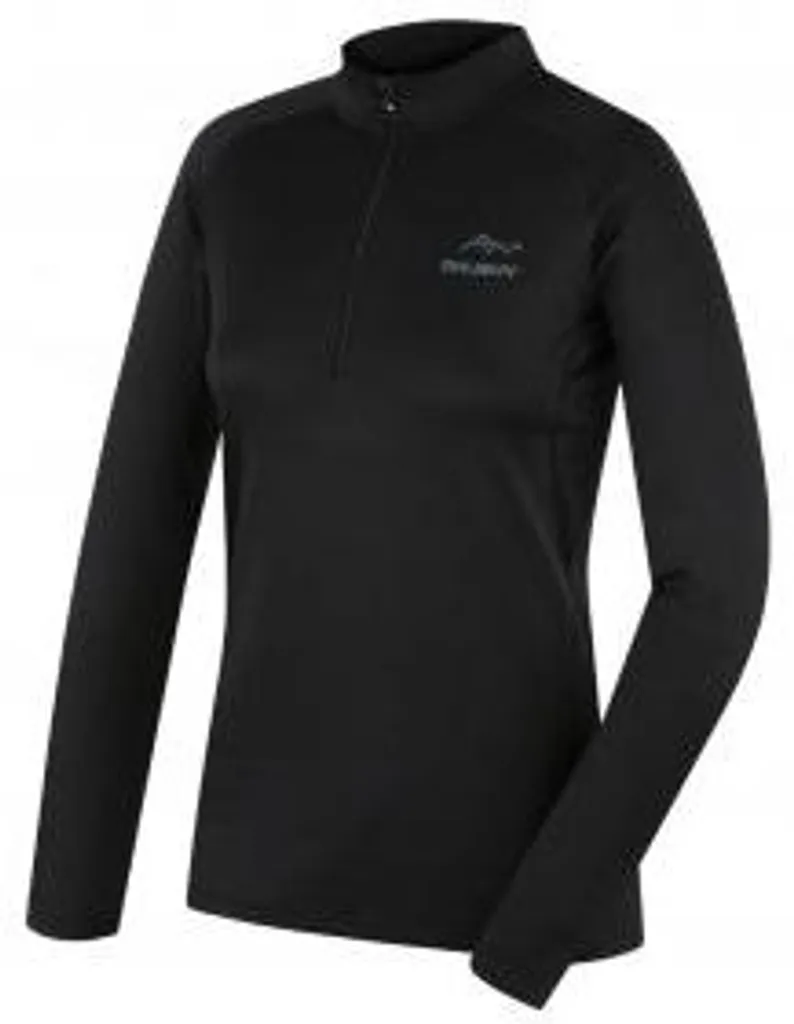 T-shirt technique zippé Husky Tromi noir S pour sport et performance