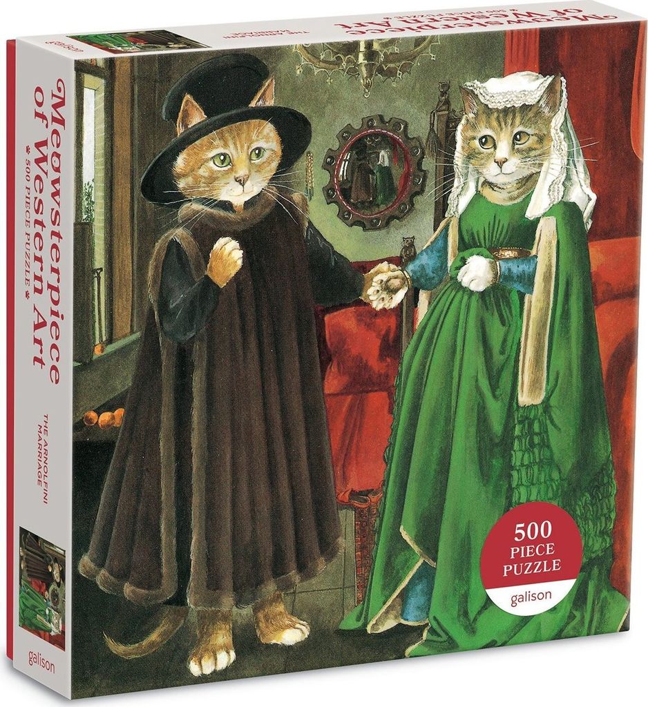 Arnolfini Marriage Meowsterpiece 500 Pcs – Lingua: Inglese Immagine del prodotto 