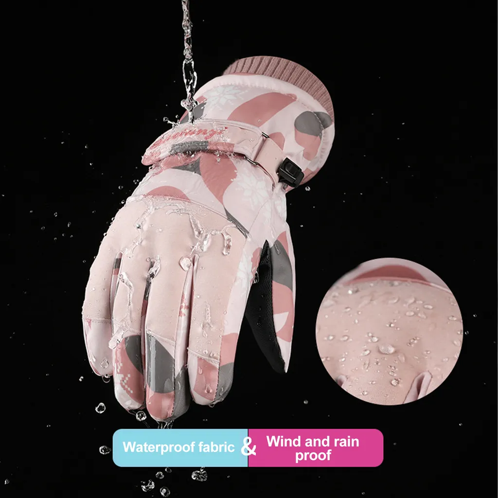 Guanti termici invernali Xiaomi Guanti impermeabili antivento per sport all'aria aperta Guanti da ciclismo caldi Guanti touch screen da do da sci Uomo Donna