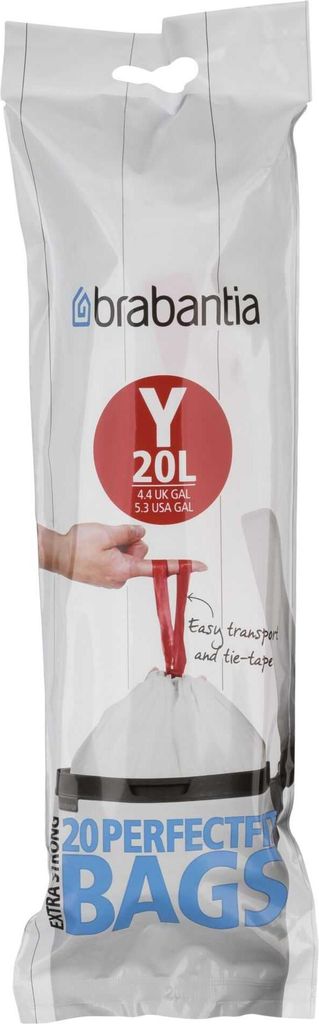 Brabantia 116742, 20 l, Bílá, Vysokohustotní polyethylen Obrázek produktu 