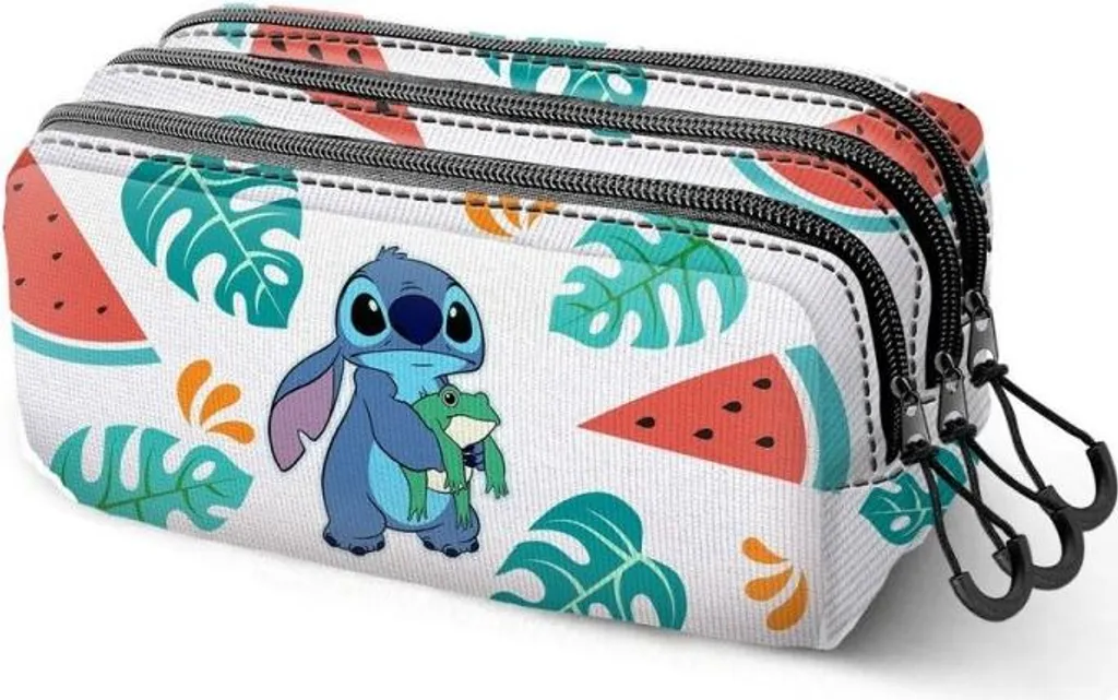 Regalo Perfetto: Astuccio Stitch 3 Zip con Rana - Originale Disney
