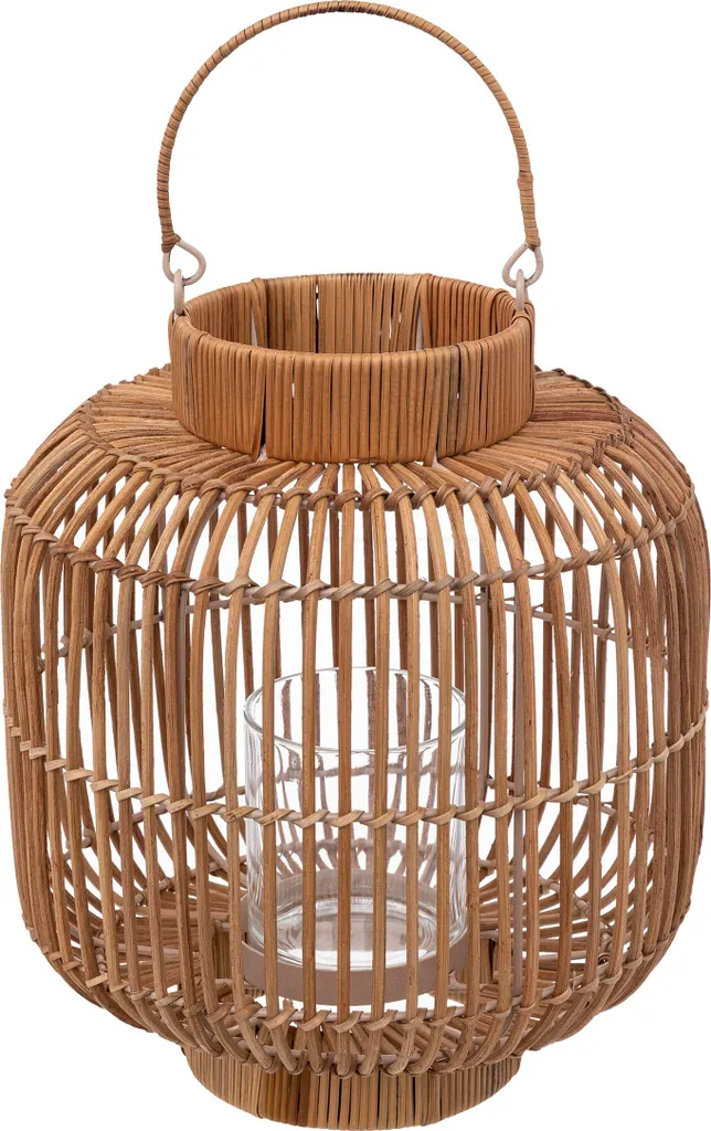 Lanterna Design Rattan Ali Atmosphera H30cm | Illuminazione Naturale Interni