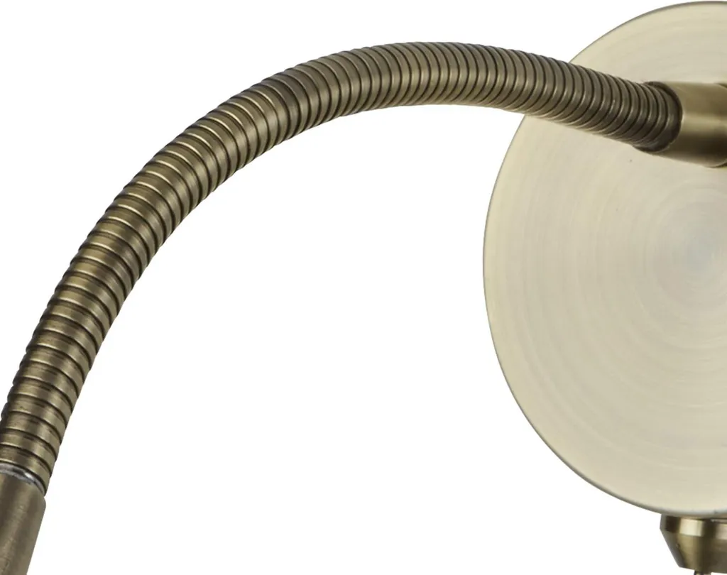 Applique LED Ottone Braccio Orientabile 6500K Luce Fredda - 2