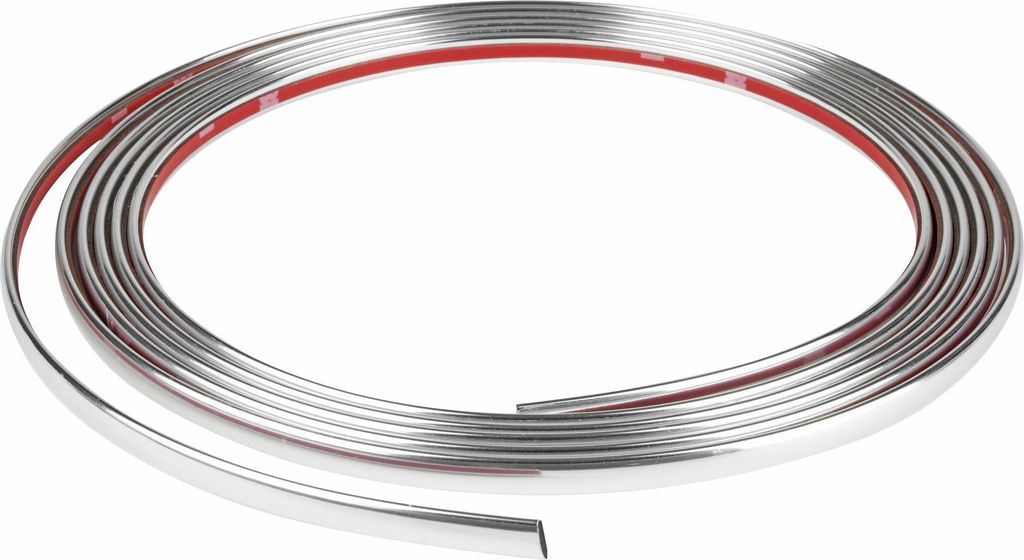EUFAB Zierleiste universal Chrom 3m x 7mm Produktbild 