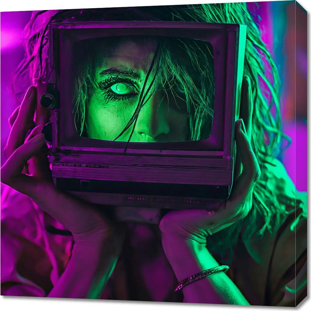 Bild 70x70cm Schau und Sieh