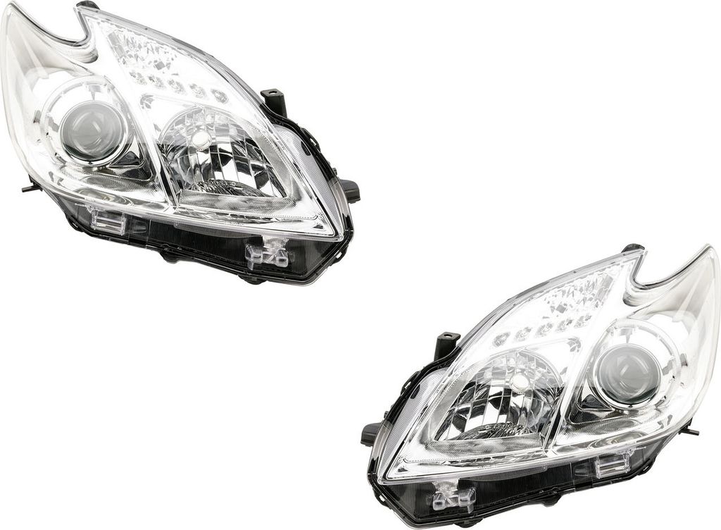 Johns, Scheinwerfer Halogen passend für Toyota Prius 05/2012-w H11 HB3 Set Links Rechts 8117047090 8117047510 8113047090 8113047510