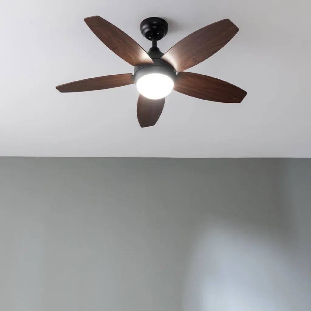 Ventilateur de plafond pour chambre avec télécommande et éclairage réglable - 2