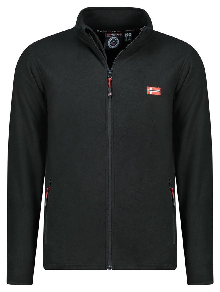 Geographical Norway WY6430H/GN-Black: zwarte fleece trui Productafbeelding 