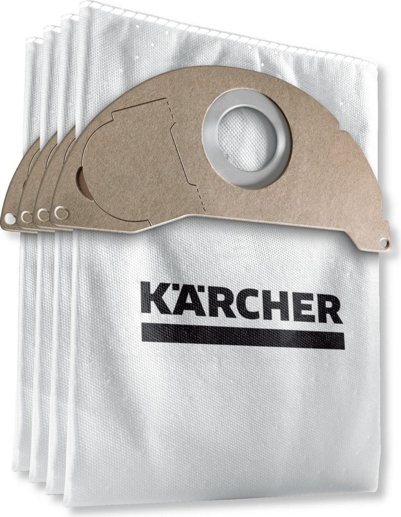 4 Original Kärcher Vlies-Staubsaugerbeutel für SE 5 Upholstery Filtertüten