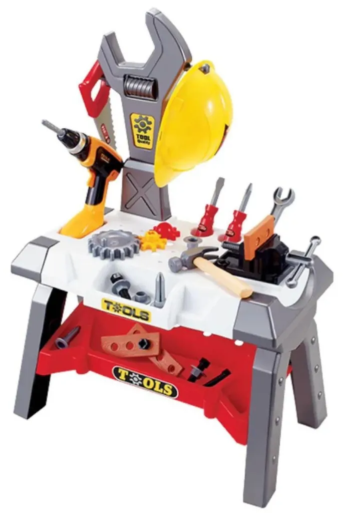 Atelier de bricolage enfant Établi Jollity - 44 outils de jeu inclus