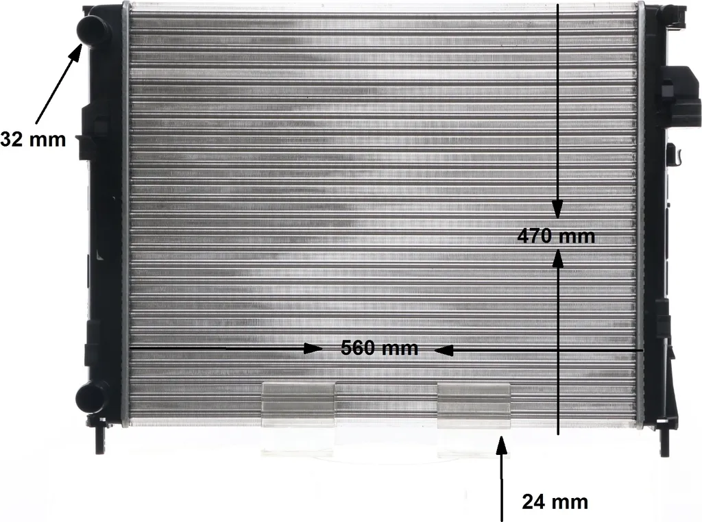 Radiateur d'eau moteur MAHLE CR 1504 000S spécial OPEL Vivaro A X83