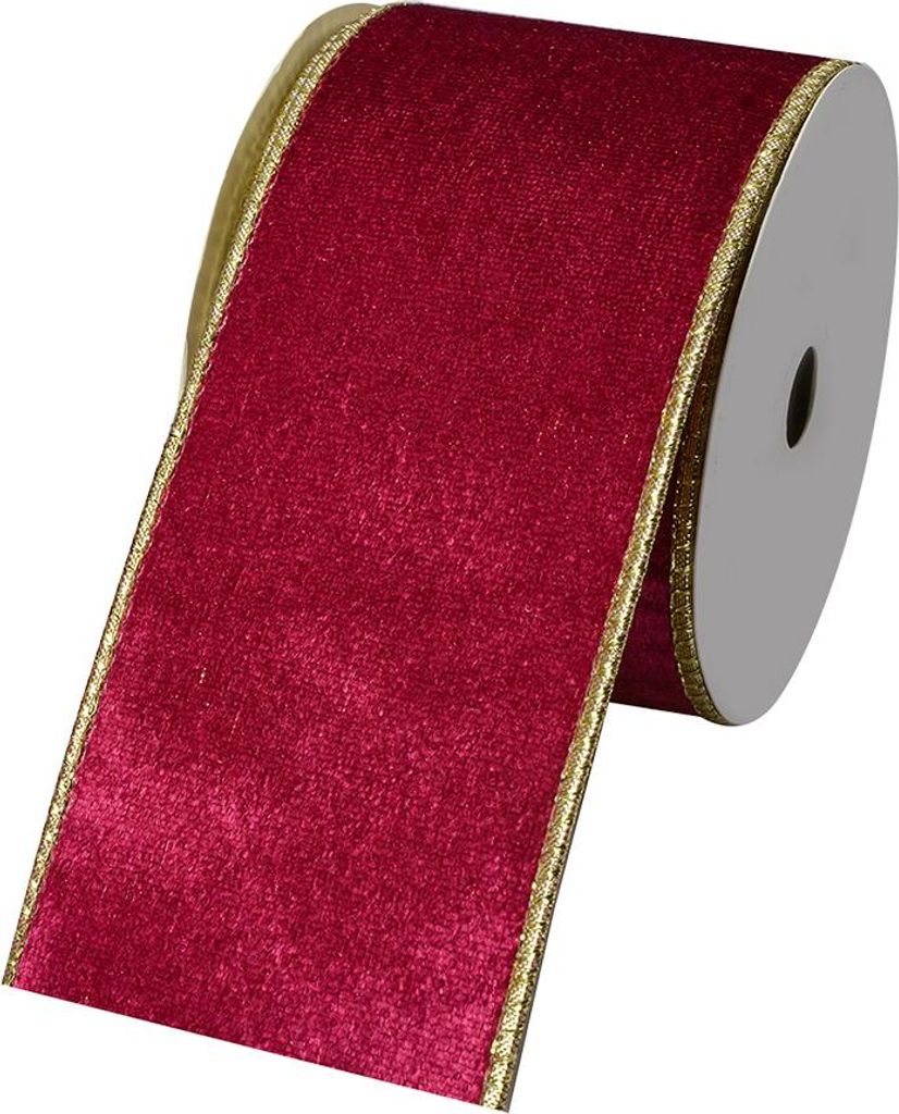 Clayre & Eef Ruban décoratif 63 mm x 5 m Rose synthétique Image du produit 
