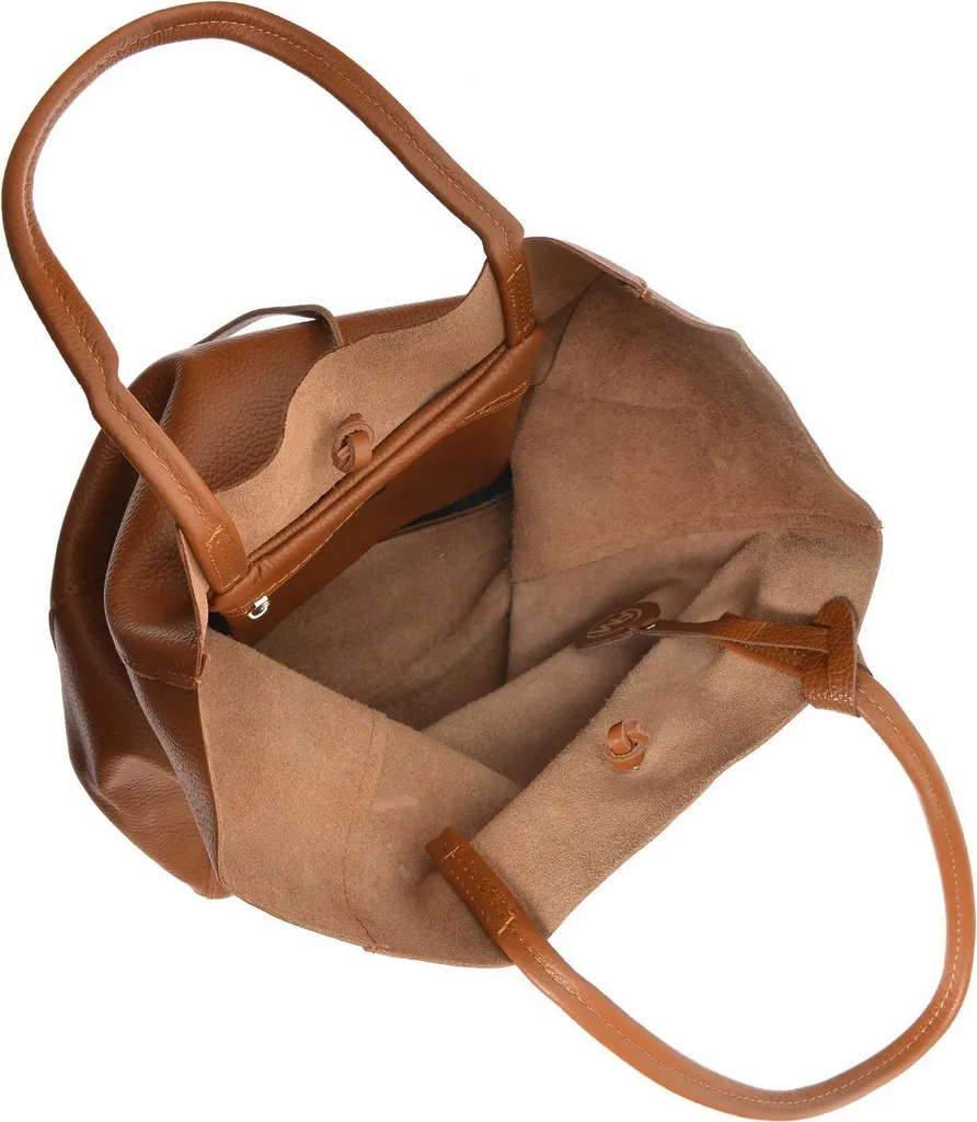Sac à main cabas Roberta M Cognac RM 1847 collection hiver 2025