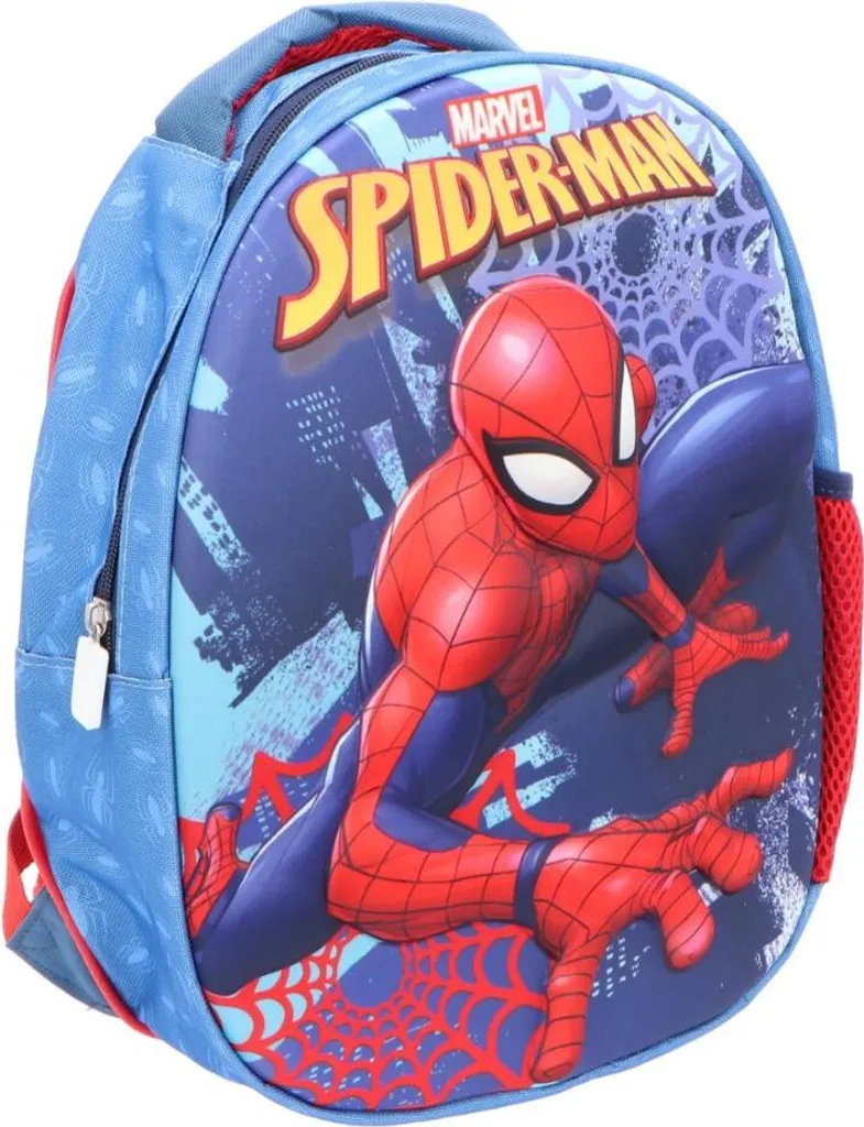 Zaino Spiderman 3D Eivormig - Zainetto Asilo Rigido Uomo Ragno Marvel