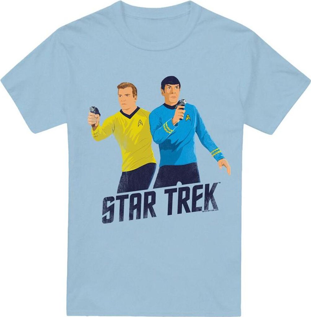 Star Trek - "Phasers Ready" T-Shirt für Herren TV13514 (M) (Hellblau)