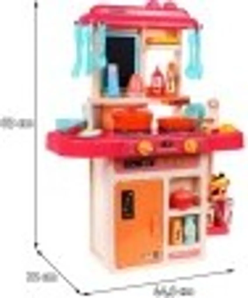 Cuisine interactive rose Little Chef : un jeu sûr avec brûleur réaliste - 7