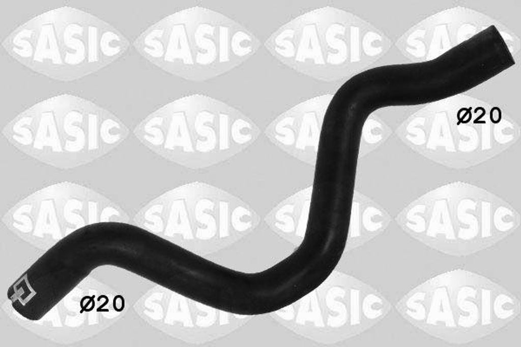 SASIC 3404037 Kühlerschlauch OE 8200804887 kompatibel mit Modus, Clio