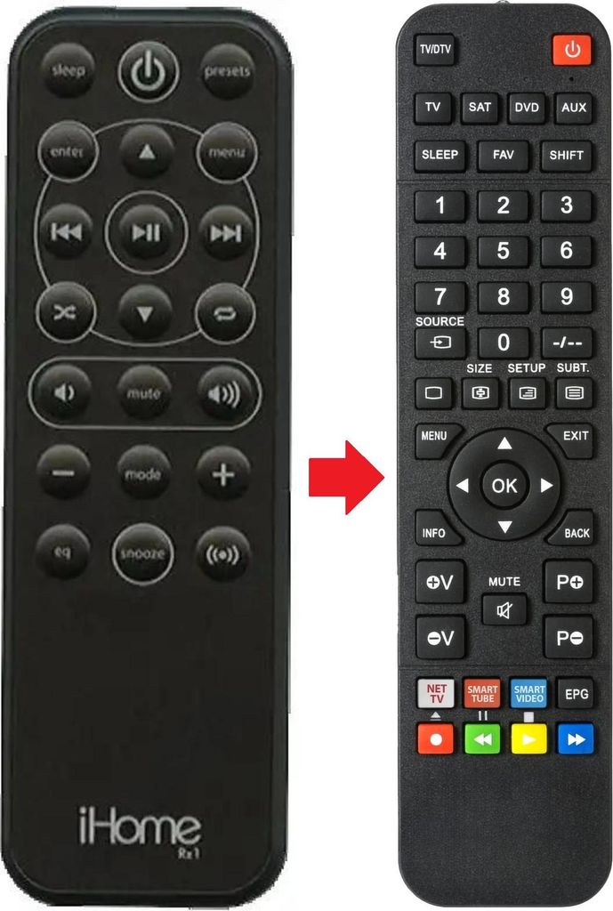 Fernbedienung geeignet für IHOME IP90