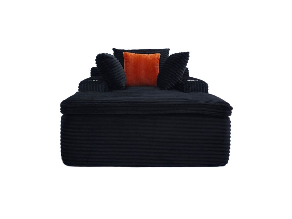 PixelPilot 2-Sitzer Cordstoff-Sofa, modulares Lounge-Möbel mit breiter Sitzfläche für Wohnzimmer
