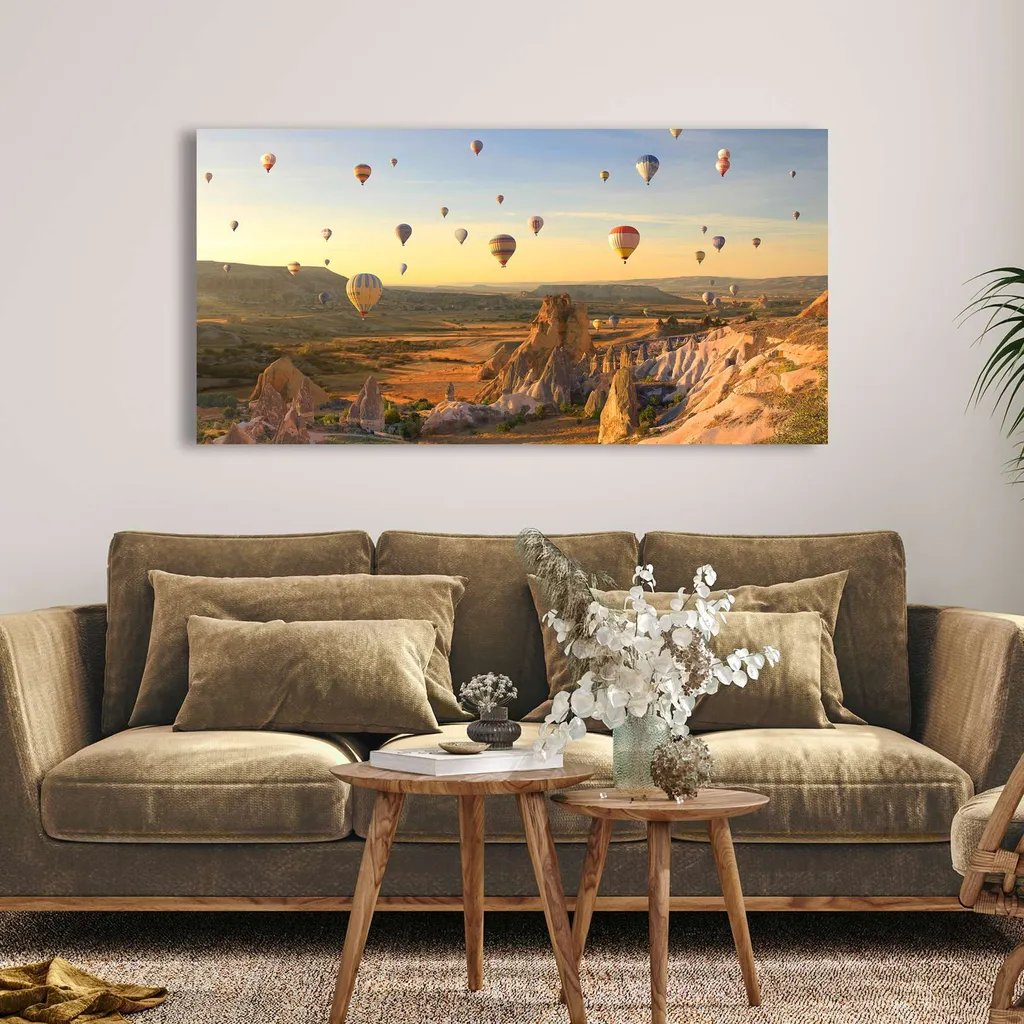 Tableau Toile Cappadoce 120x60 cm - Impression Haute Définition Durable - 3
