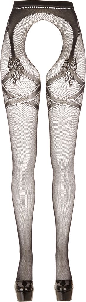 Strumpfhose im Schritt offen L/XL