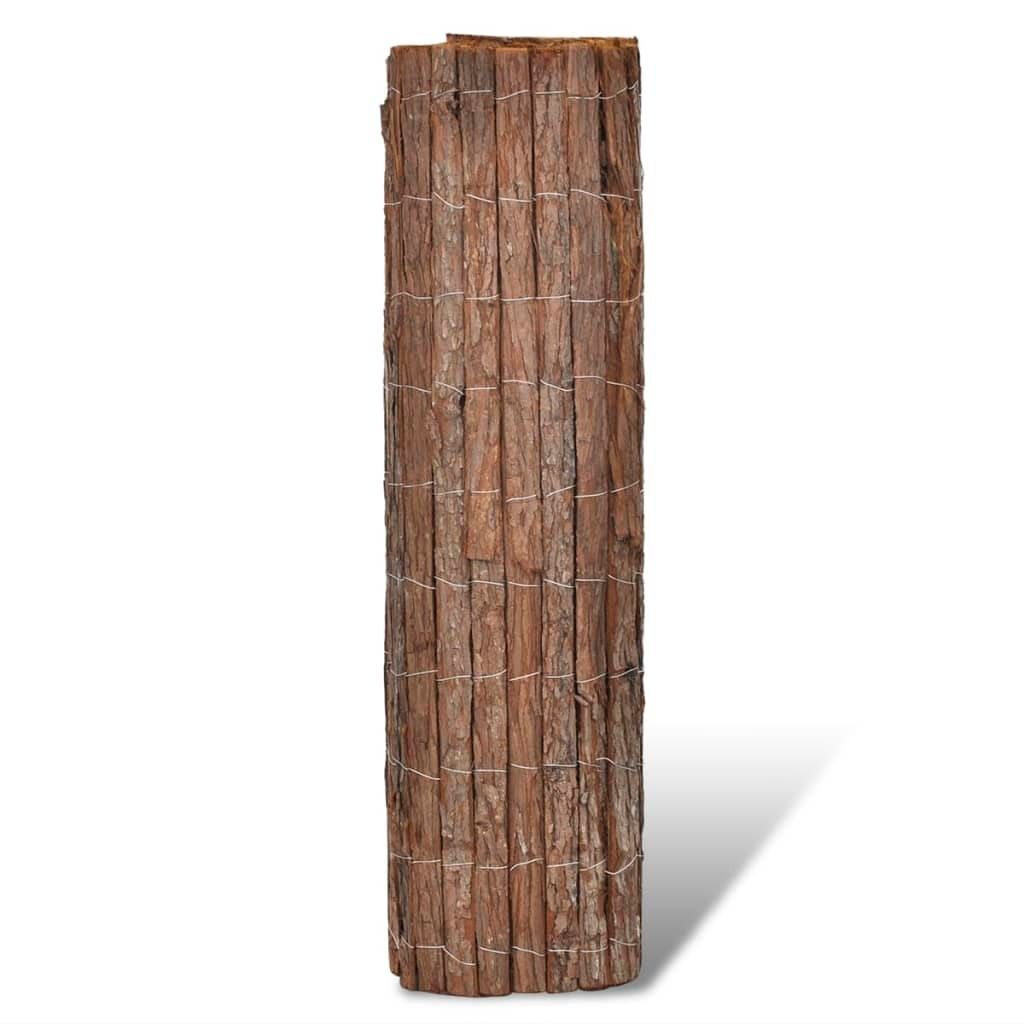 vidaXL Clôture en écorce 400×100 cm Image du produit 