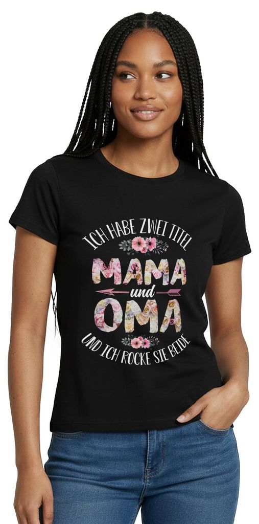 Spreadshirt Ich Habe Zwei Titel Mama Und Oma Frauen Produktbild 