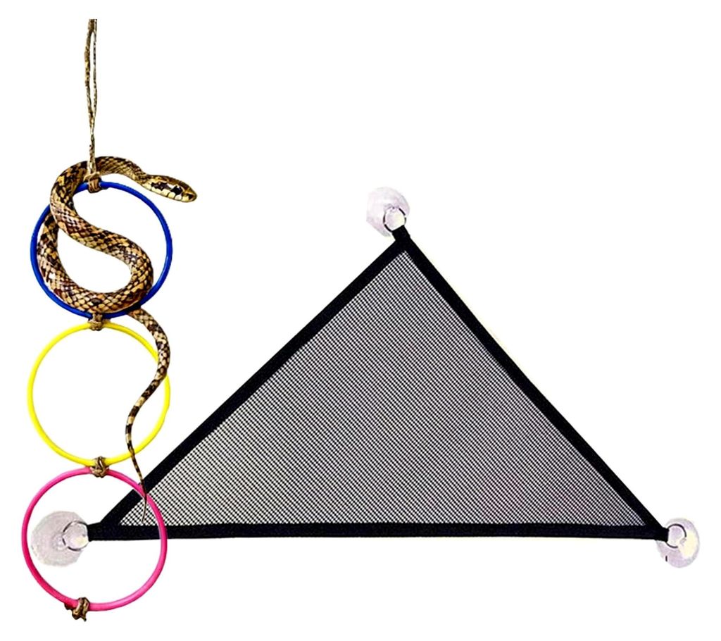 Kletterringe für Schlangen - Zubehör für Hängematten-Spielzeug für Reptilien, Bereicherungsringe für Echsen - Für Terrarium, Tank, Käfig, Z...