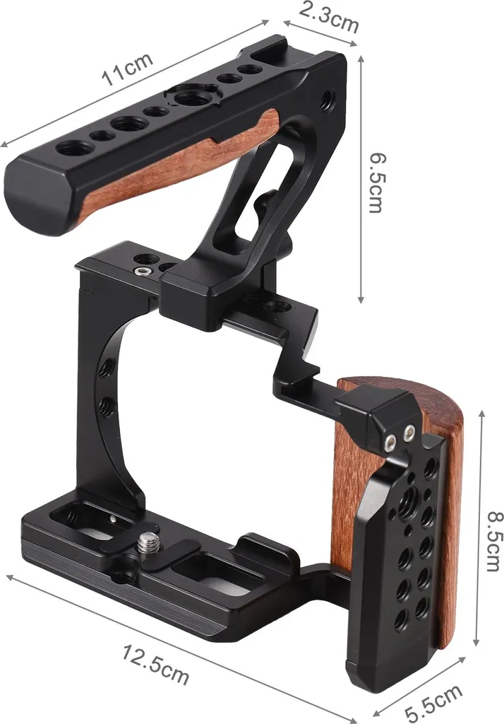 Kit rig vidéo pour Sony ZV-E10 avec cage de protection et top handle