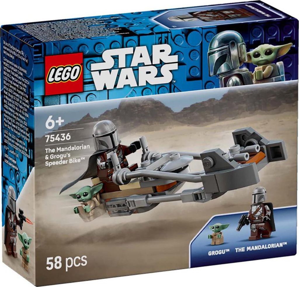 LEGO Star Wars Mandalorian a Grogu na svojej rýchlostnej Obrázok produktu 