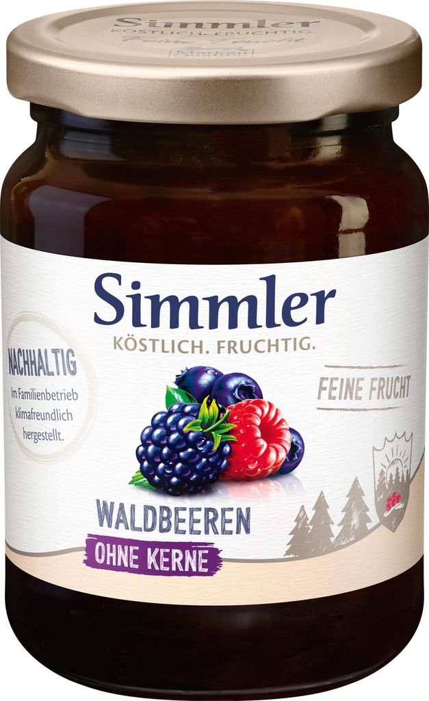 Simmler Feine Frucht Waldb.-Konf. Ex. 225g