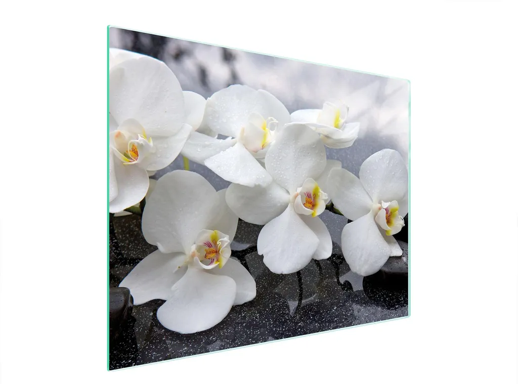 Copri Piano Cottura Vetro 52x40 Orchidea - Protezione Piano Induzione