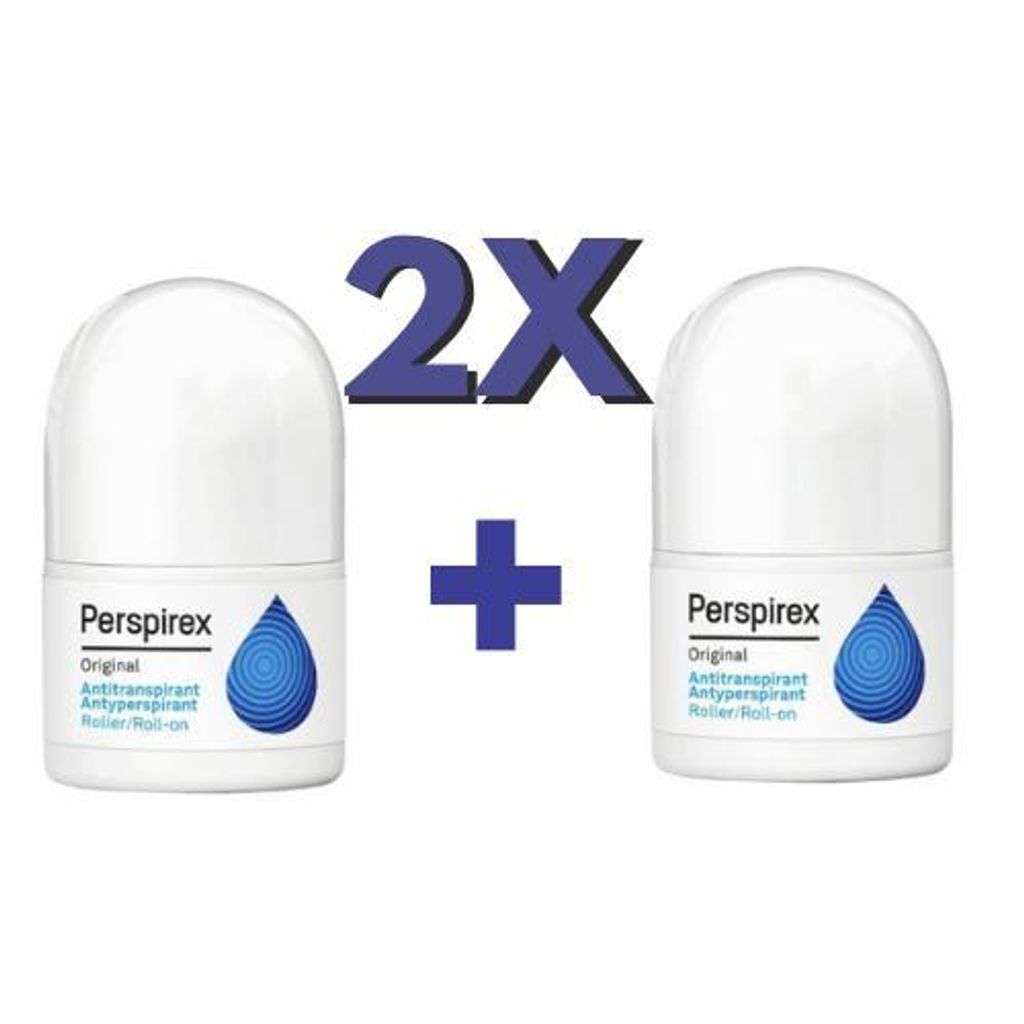 Perspirex Antyperspirant Roll-on Original 20ml 2er Pack – Produktbild 