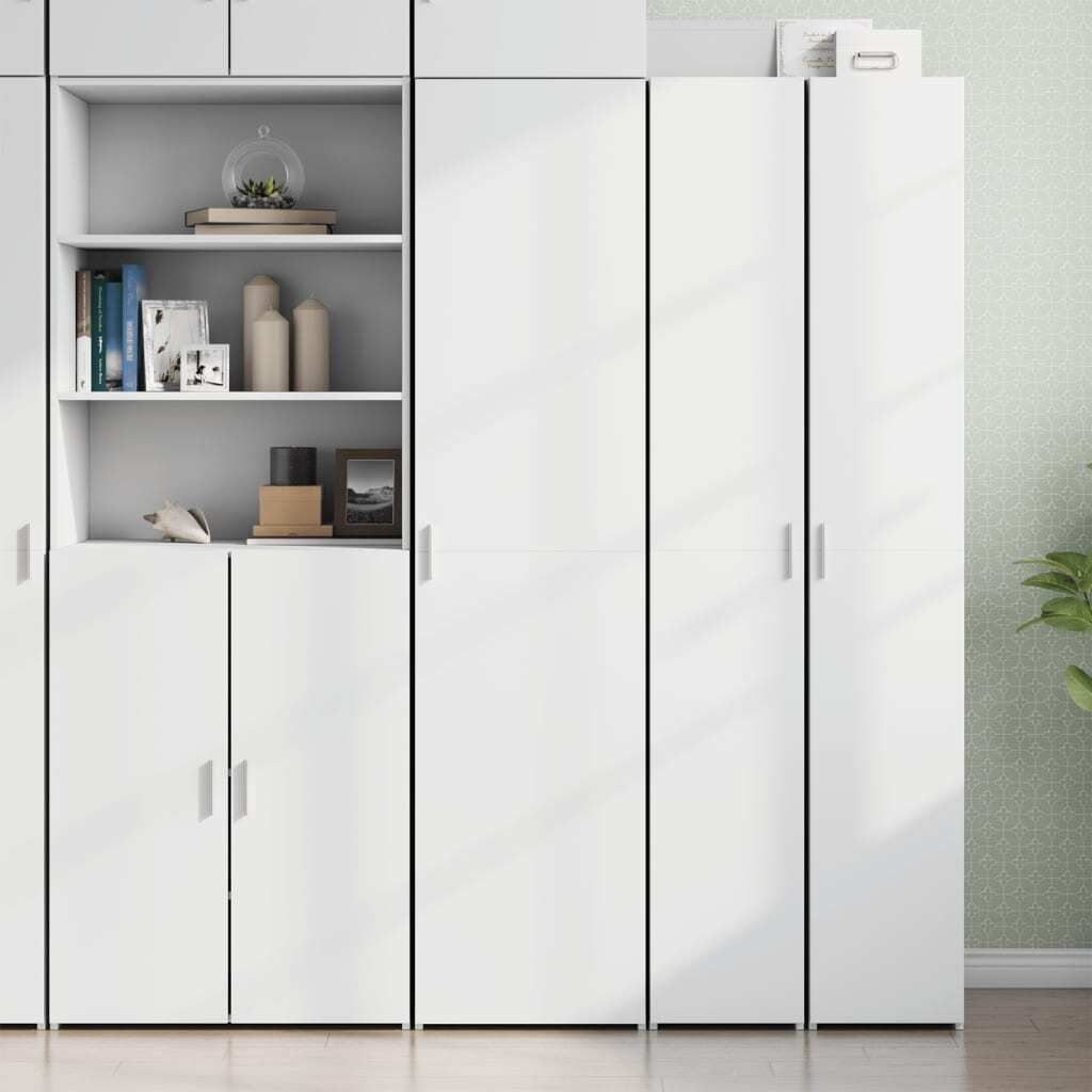 Maison Exclusive - Highboard Weiß 45x42,5x185 cm Holzwerkstoff