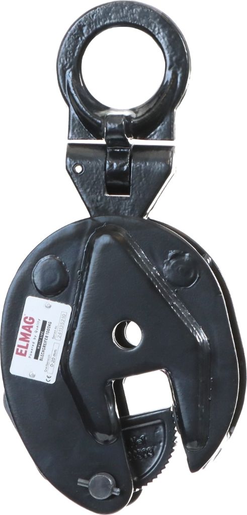 ELMAG Blechgreifer 1.000 kg mit Schwenköse Greifbereich 0-20 mm